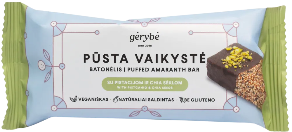 "PŪSTA VAIKYSTĖ" batonėliai