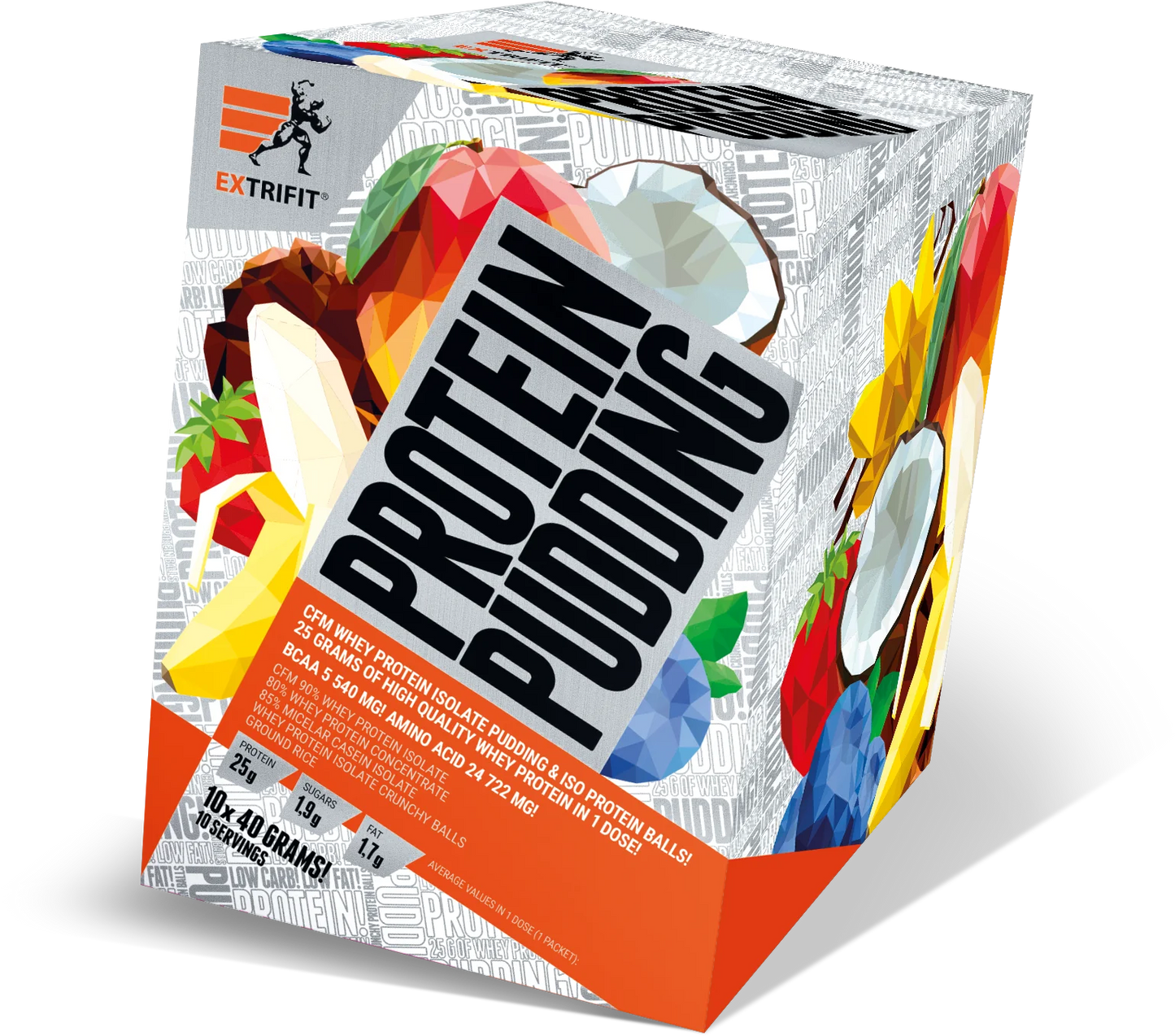 EXTRIFIT PROTEIN ISOLATE PUDDING 10 VNT PO 40 G.