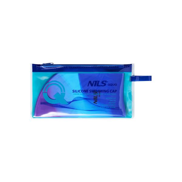 NQC MULTICOLOR M12 SILICONE SWIMMING CAP NILS AQUA
