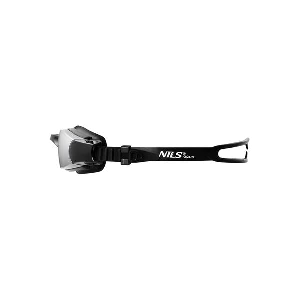 NQG660MAF GRAY RACING SWIMMING GOGGLES NILS AQUA