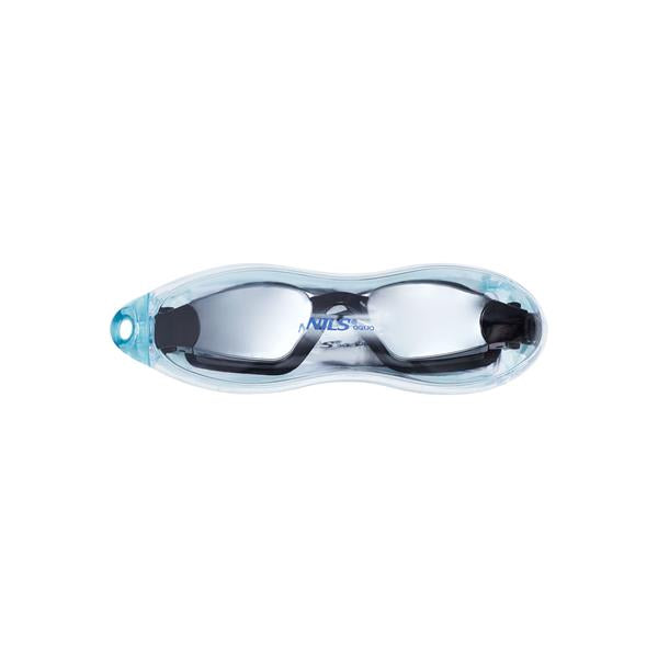 NQG660MAF GRAY RACING SWIMMING GOGGLES NILS AQUA