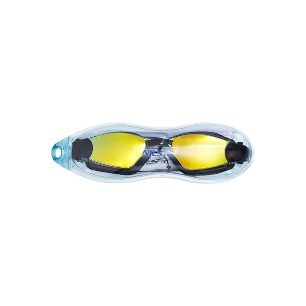 NQG660MAF YELLOW RACING SWIMMING GOGGLES NILS AQUA