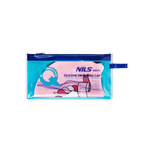 NQC UNICORN PINK KIDS SWIMMING CAP NILS AQUA
