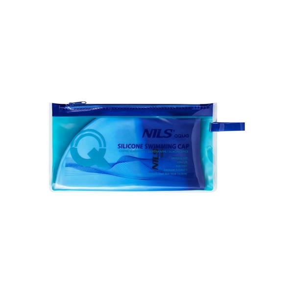 NQC MULTICOLOR M05 SILICONE SWIMMING CAP NILS AQUA