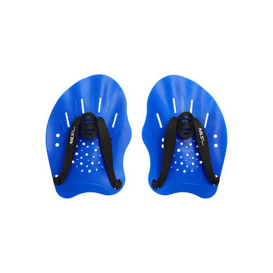Rankiniai irklai NQAP10 BLUE SWIMMING HANDS PADDLE NILS AQUA