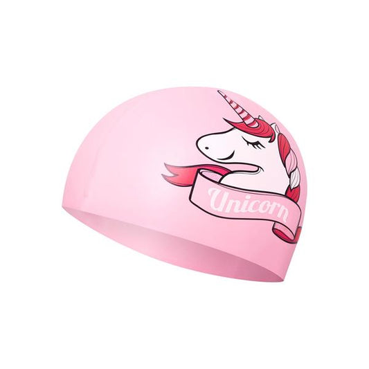 NQC UNICORN PINK KIDS SWIMMING CAP NILS AQUA
