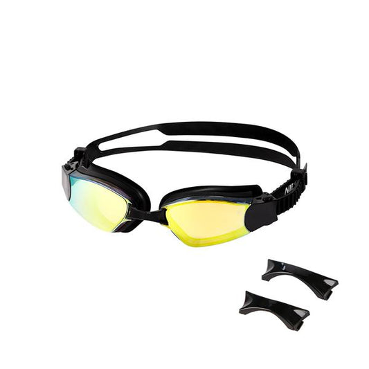 NQG660MAF YELLOW RACING SWIMMING GOGGLES NILS AQUA