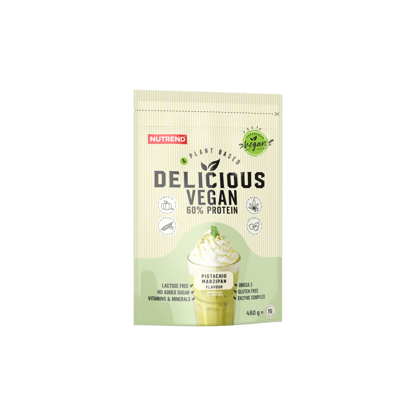 Augaliniai baltymai „Nutrend Delicious Vegan Protein“