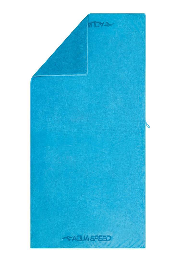 AQUA-SPEED Dry Soft 70 x 140 cm greitai džiūstantis rankšluostis, mėlynas.